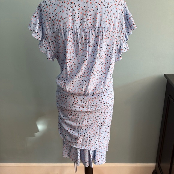 NWT Veronica Beard Marla Floral Blue Dress. Size 14 - Picture 12 of 12